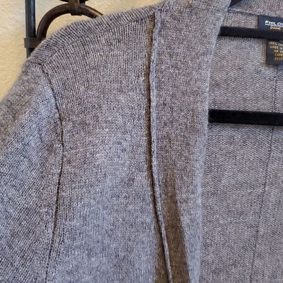 PHILOSOPHY Cashmere Open Front Cardigan - Medium - Picture 3 of 5